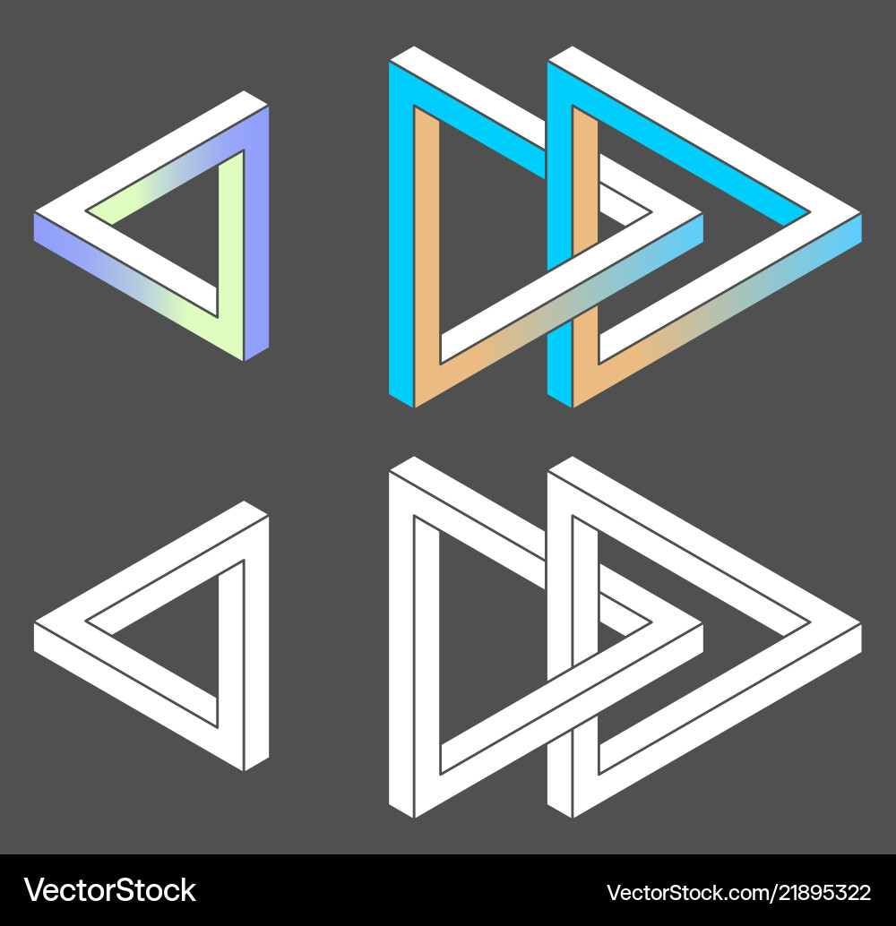 Set unreal white color Vector Image