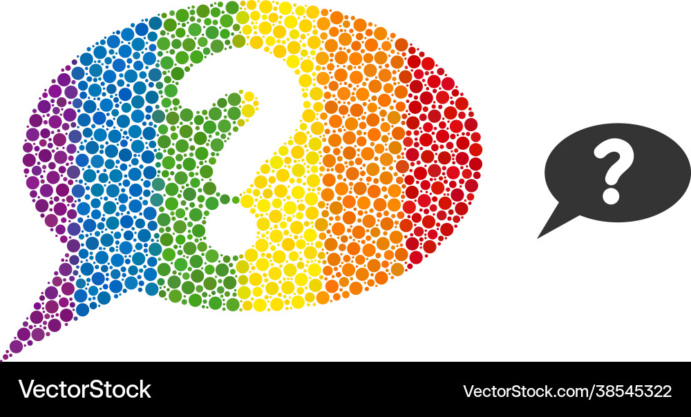 Spectrum unknown message composition icon round Spectrum unknown message composition icon round vector image