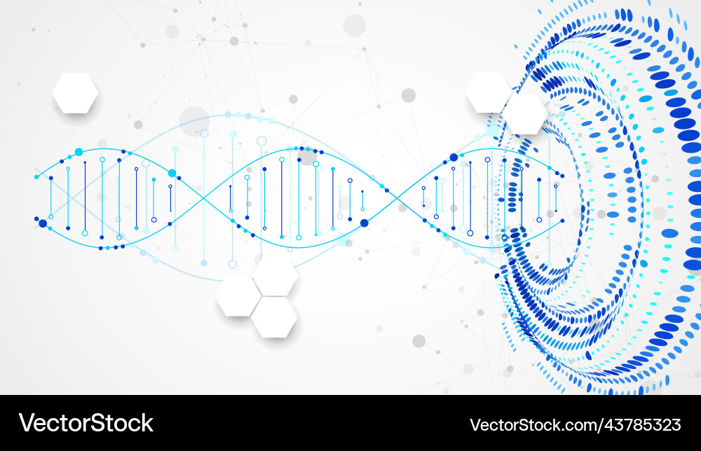 Abstract Science Halftone Background vector image
