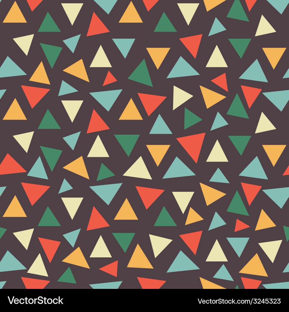 Background of triangles vector image