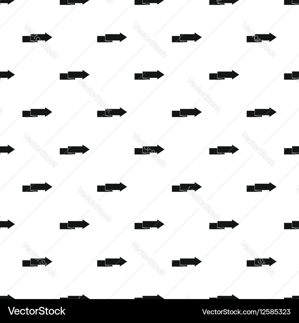 Origami right arrow pattern simple style Vector Image