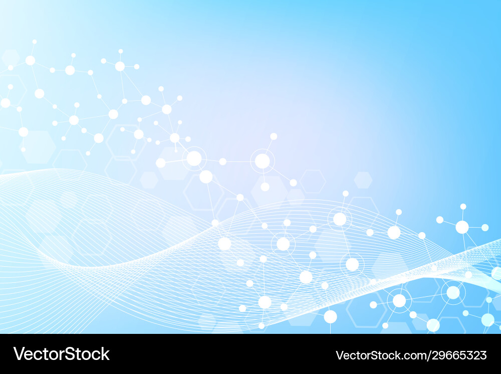 Science network pattern connecting lines and dots Science network pattern connecting lines and dots Vector Image