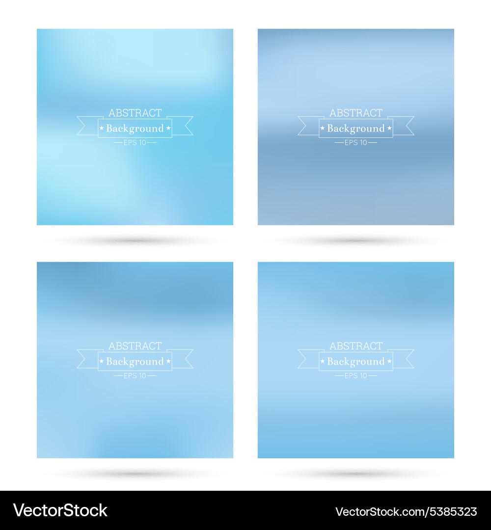 Set of colorful abstract backgrounds vector image