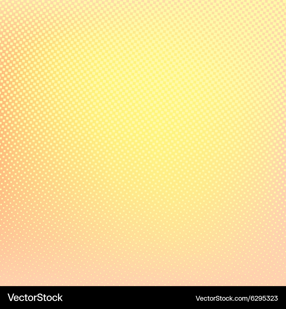 Yellow background abstract halftone pattern Vector Image
