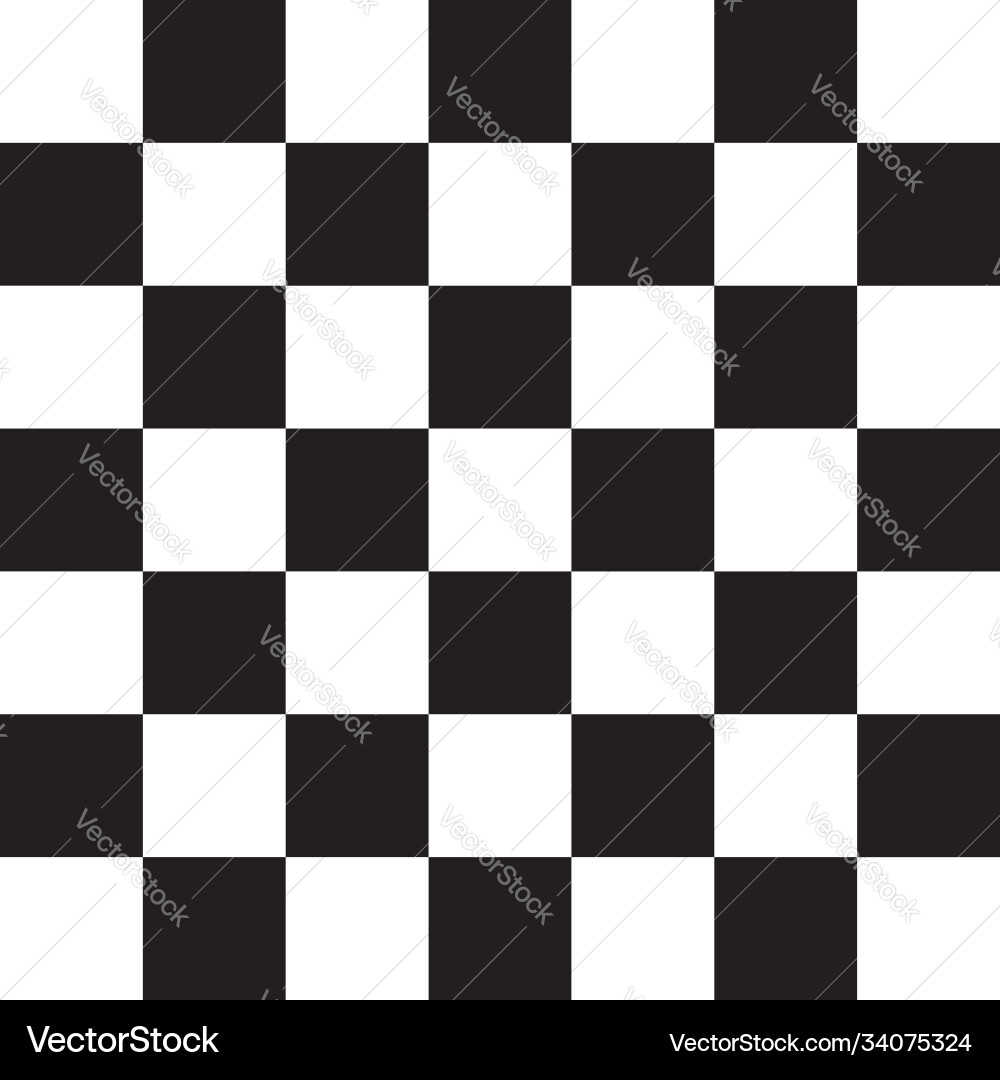 Checkered chequered squares pattern vector image