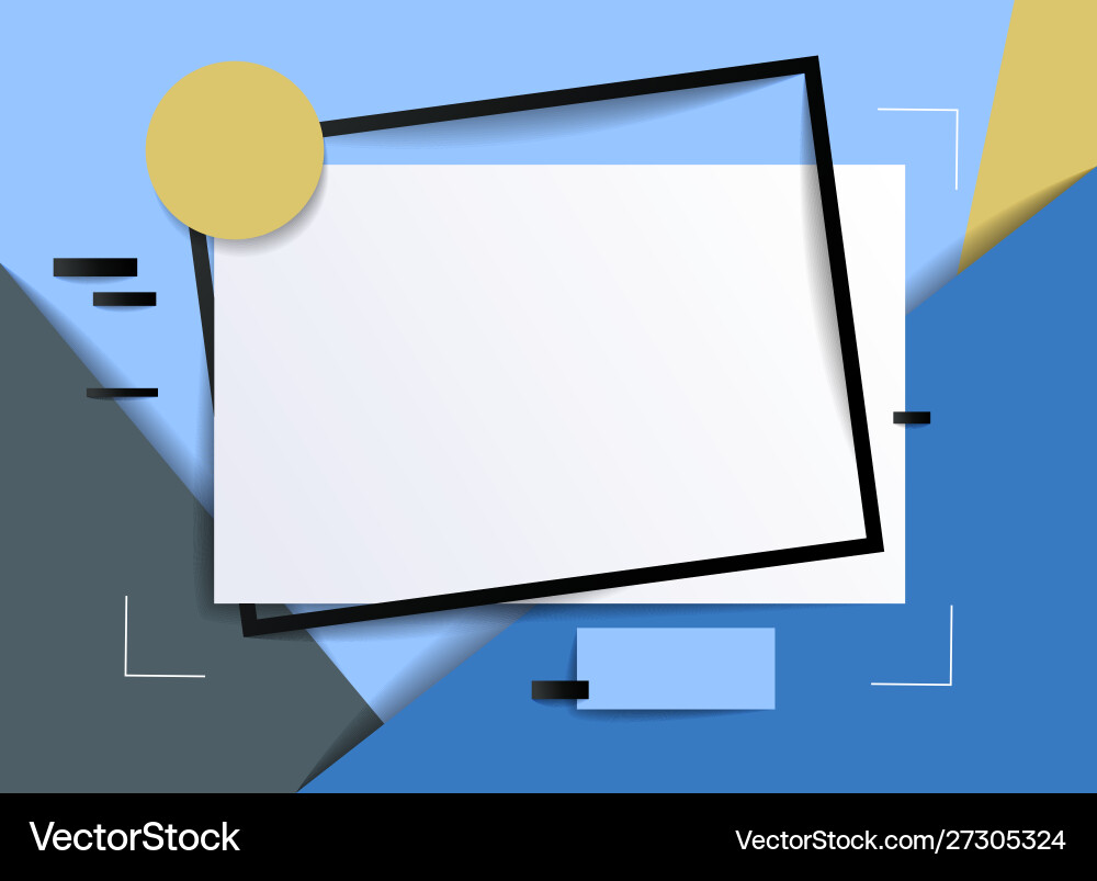 Frame with copy space for text design template Frame with copy space for text design template Vector Image