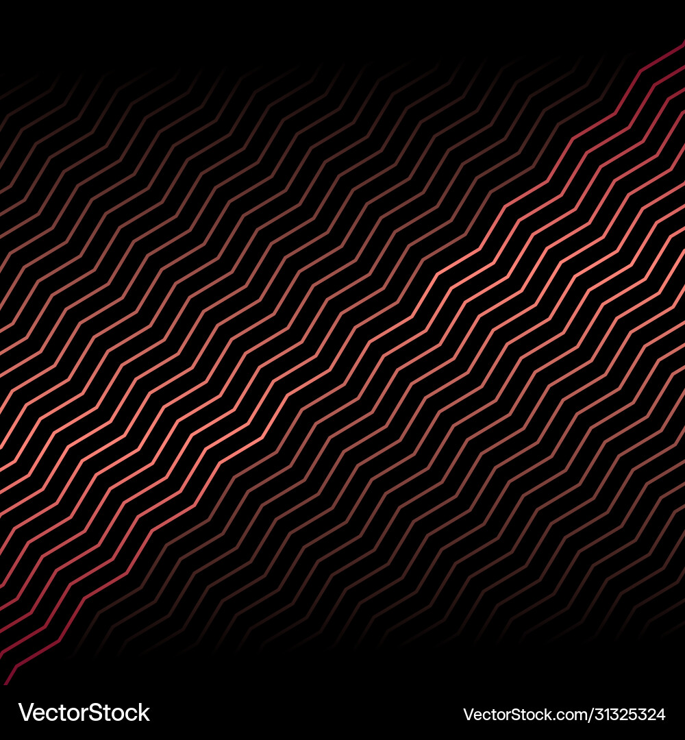 Metallic Red Diagonal Chevron Pattern vector image