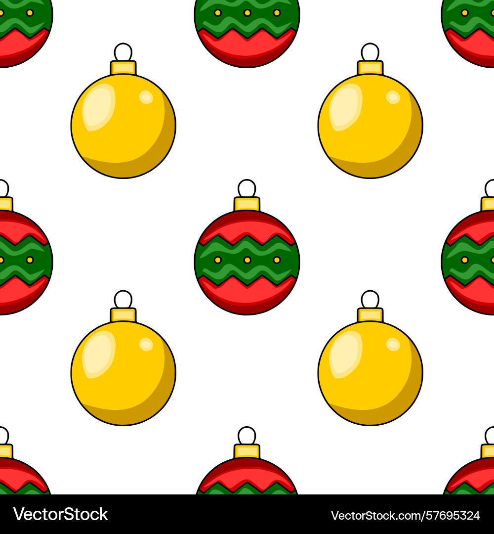 Seamless pattern featuring alternating yellow Vector Image