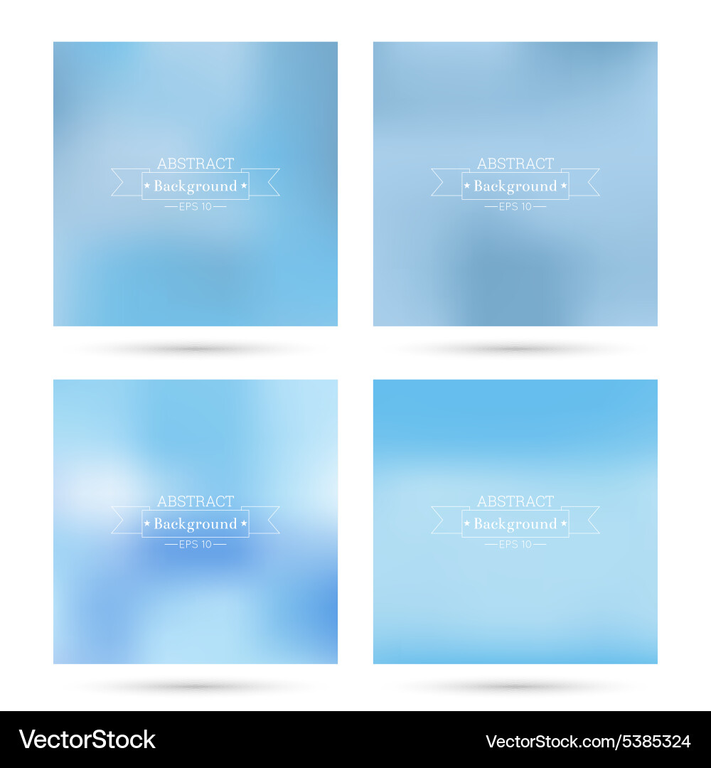 Set of colorful abstract backgrounds vector image