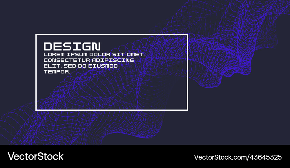 Abstract background with dynamic waves Abstract background with dynamic waves vector image
