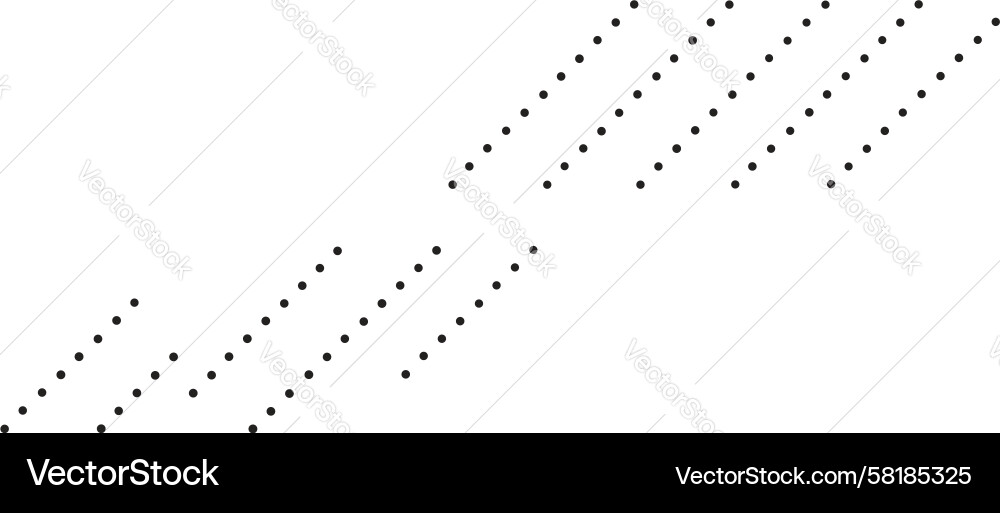 Diagonal Dot Grid Pattern Vector Image