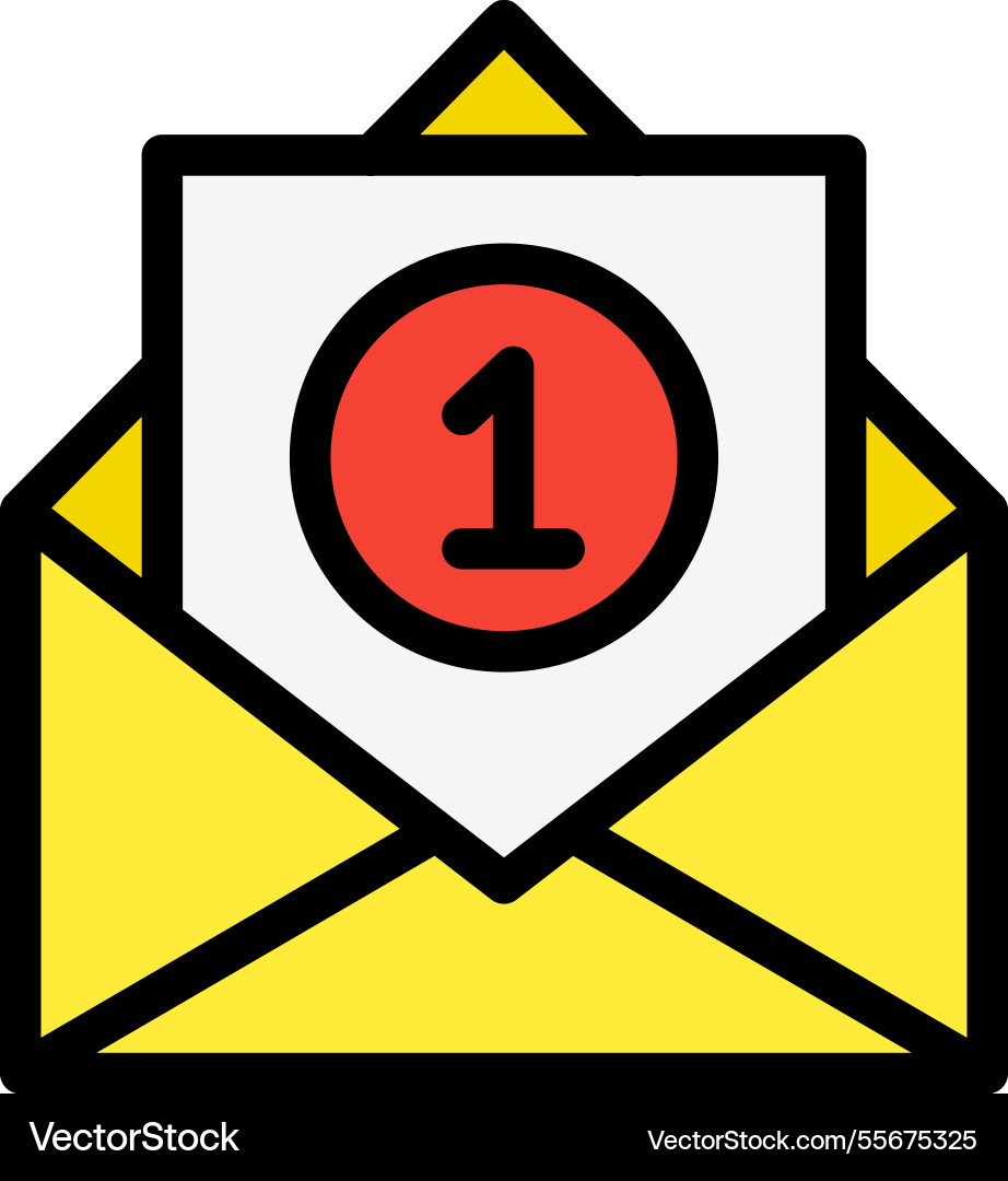 Inbox icon design Vector Image