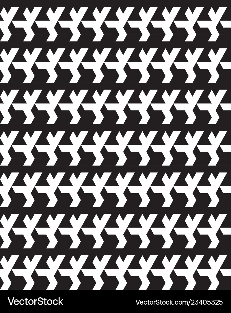 Seamless monochrome geometric polygons patterns Seamless monochrome geometric polygons patterns vector image
