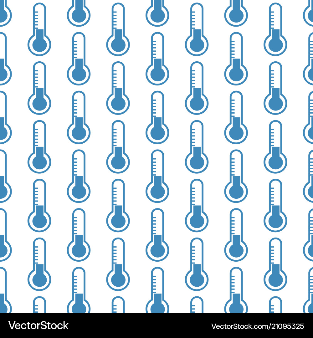 Thermometer pattern background Thermometer pattern background vector image