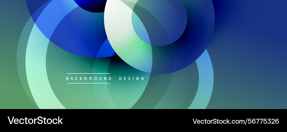 Abstract design features overlapping circles Abstract design features overlapping circles Vector Image