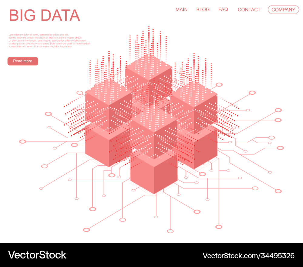Digital technology artificial intelligence web Digital technology artificial intelligence web Vector Image