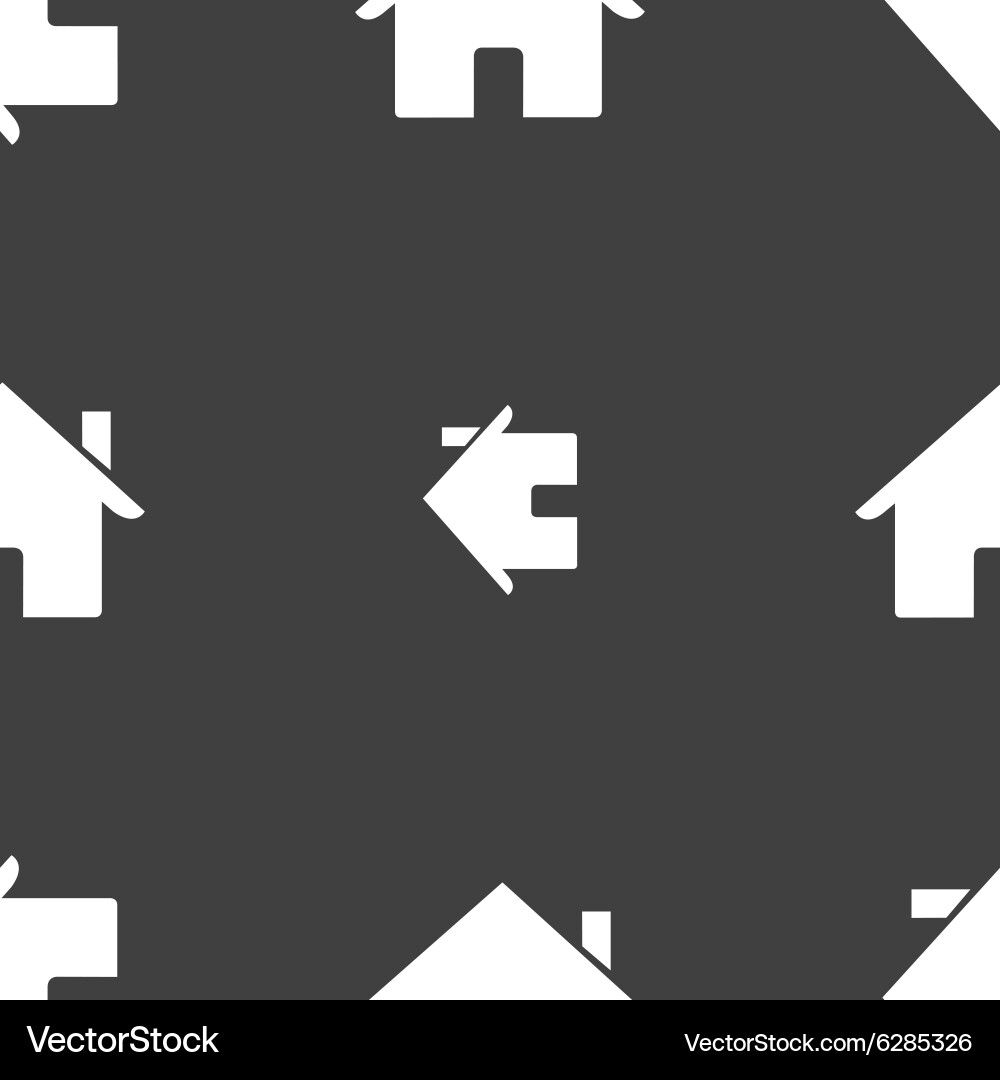 Home sign icon main page button navigation symbol Vector Image