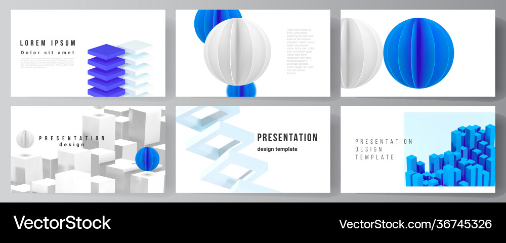 Layout presentation slides design Layout presentation slides design vector image