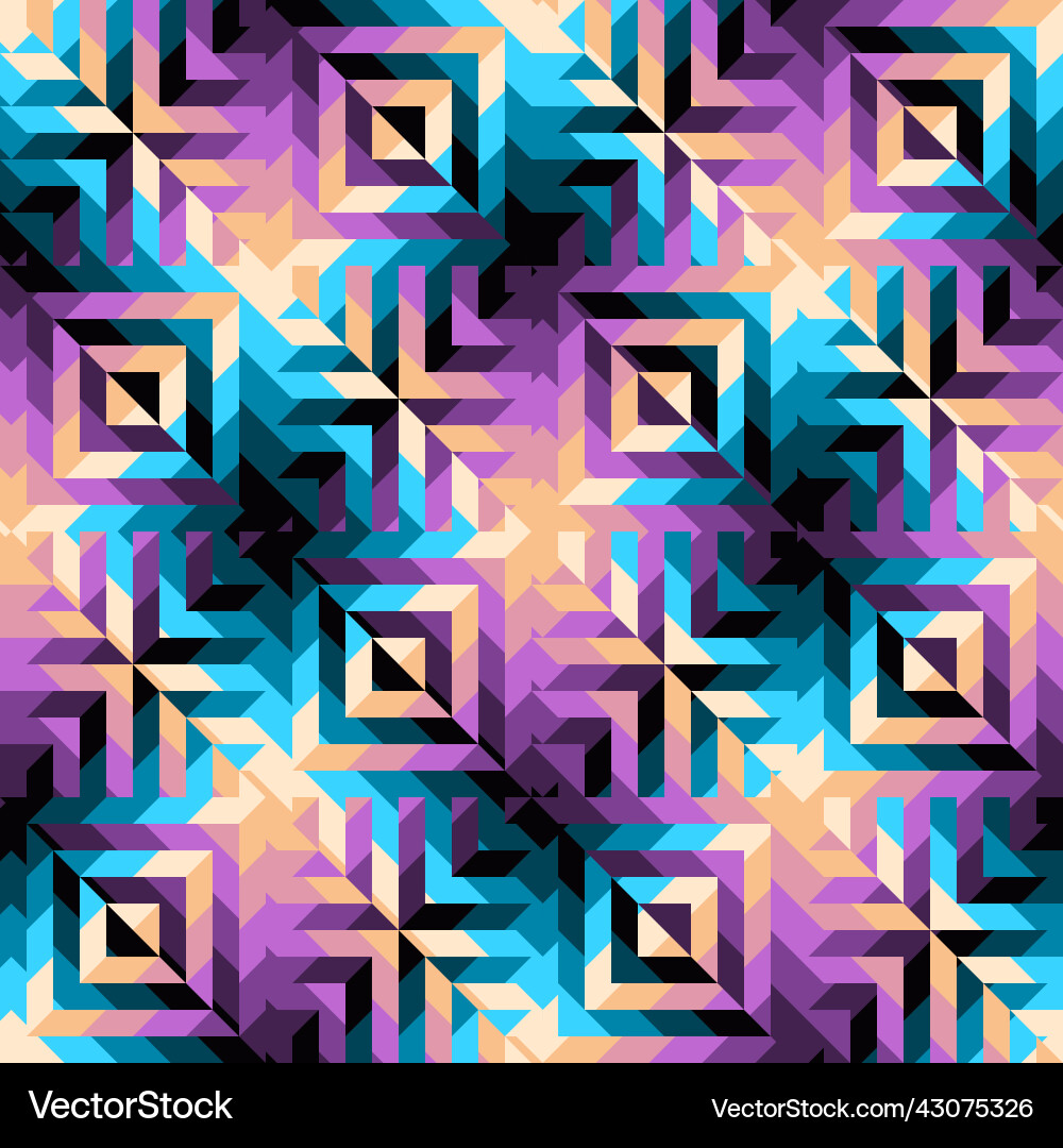 Seamless pattern background of a triangles Vector Image