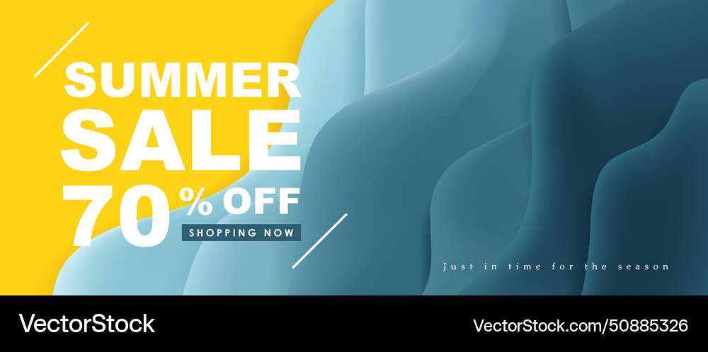 Sommer Verkauf Banner-Design mit blauen Rippchen Sommer Verkauf Banner-Design mit blauen Rippchen vektorbild