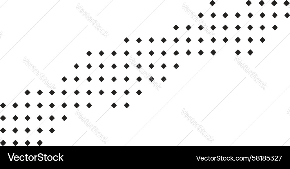Dotted Arrow Repeat Pattern Vector Image