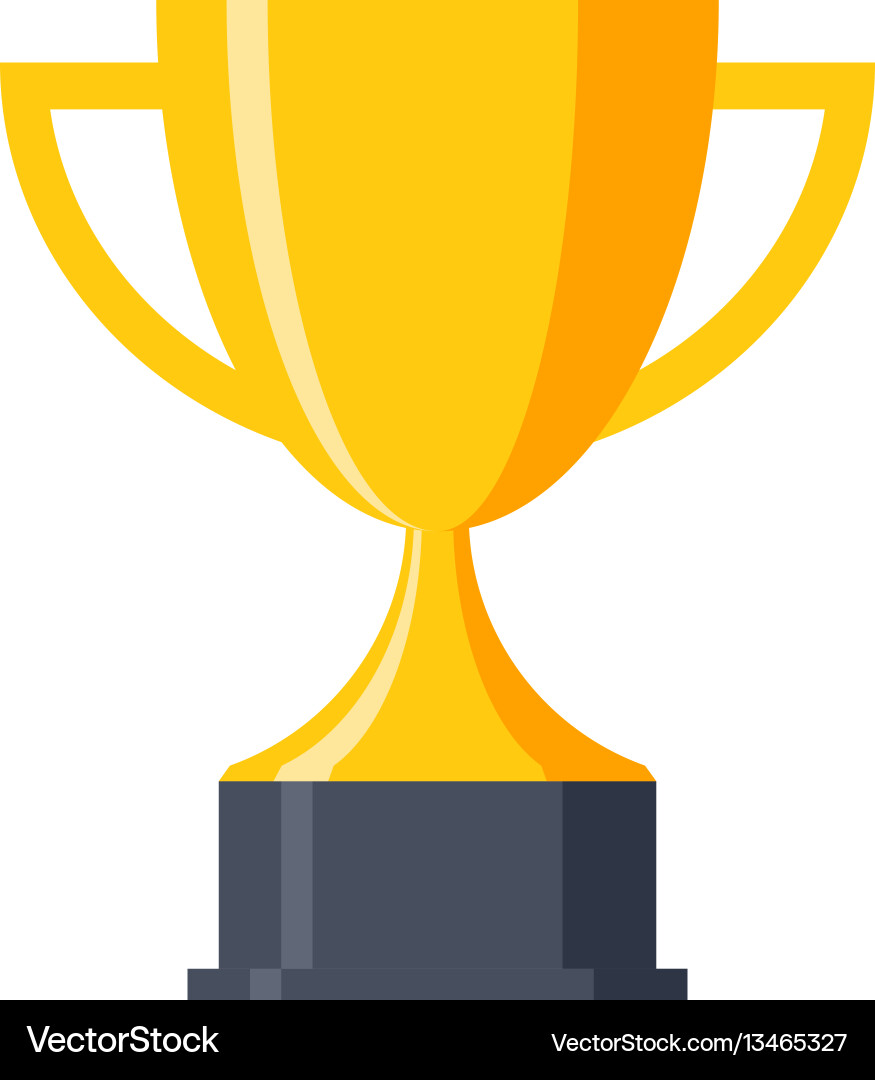 Golden Trophy Icon Royalty Free Vector Image - VectorStock
