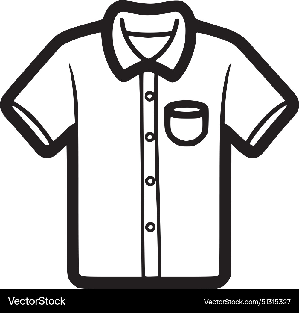 Hemd - minimalistisches und flaches Logo Hemd - minimalistisches und flaches Logo vektorbild