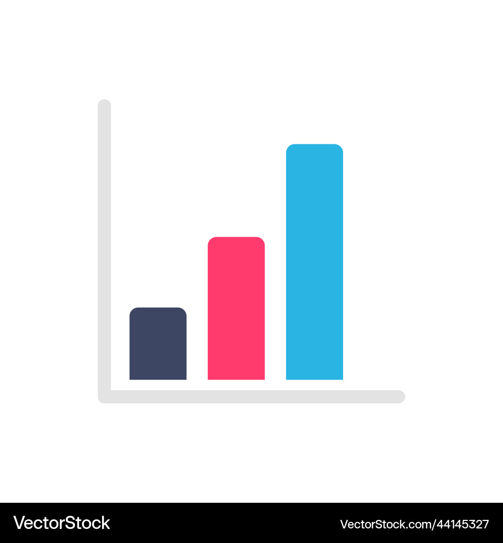 Line graph comparing business performance company Line graph comparing business performance company vector image