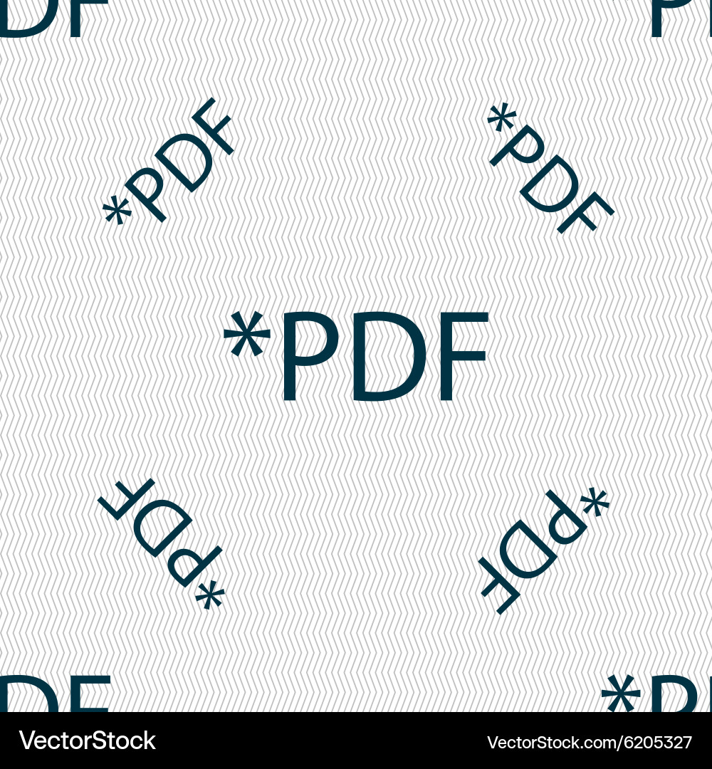 Pdf file document icon download button Vector Image