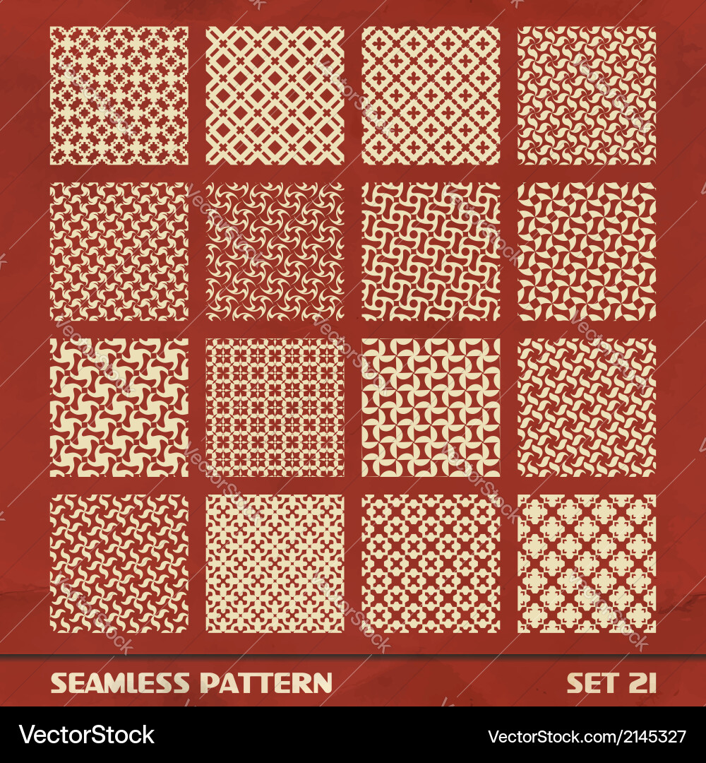Retro Seamless Pattern Vector Image