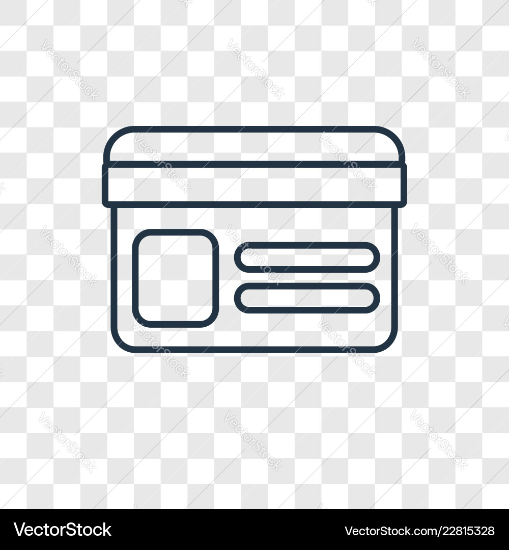 Browser concept linear icon isolated Browser concept linear icon isolated Vector Image