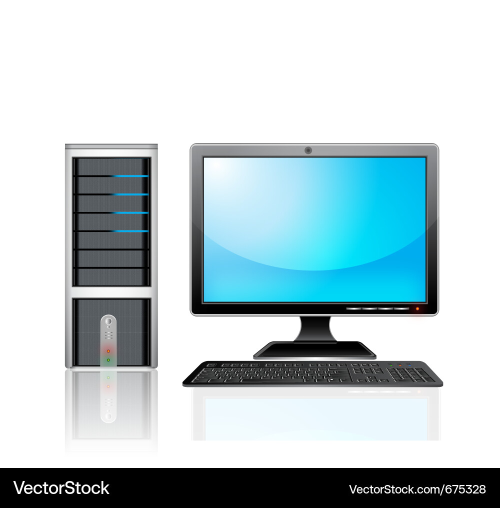 Computer Keyboard Icons vector image