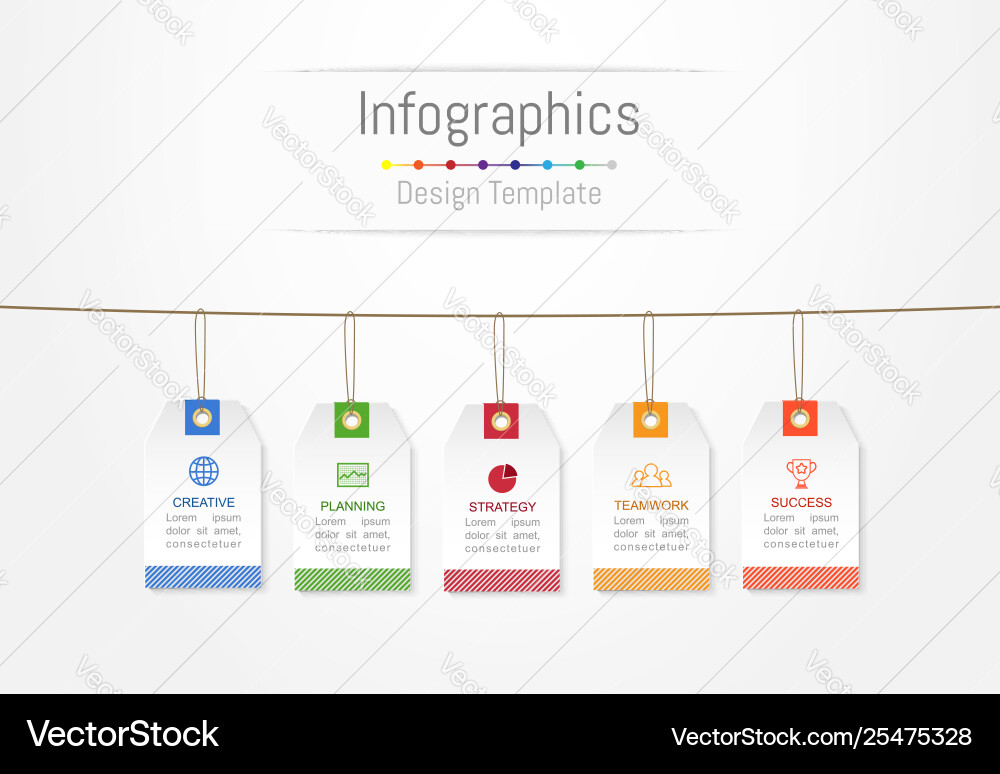 Infographic Elements & Data Presentation vector image