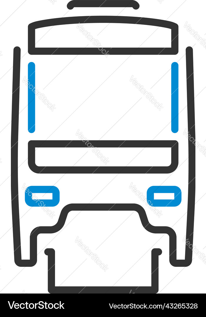Monorail icon Royalty Free Vector Image - VectorStock