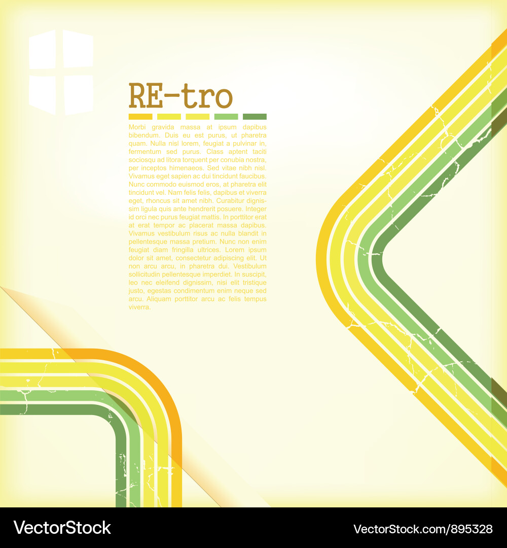 Retro Textured Space Copy Background vector image