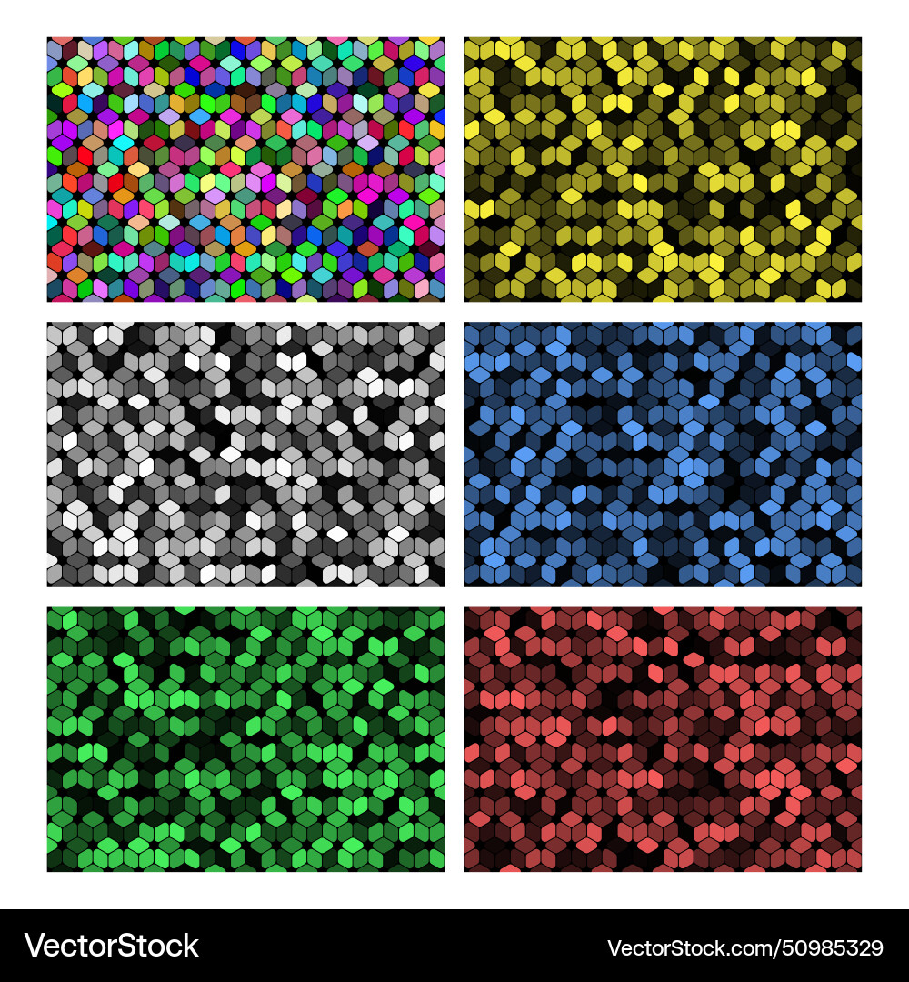 Abstract cubes geometric pattern background Vector Image