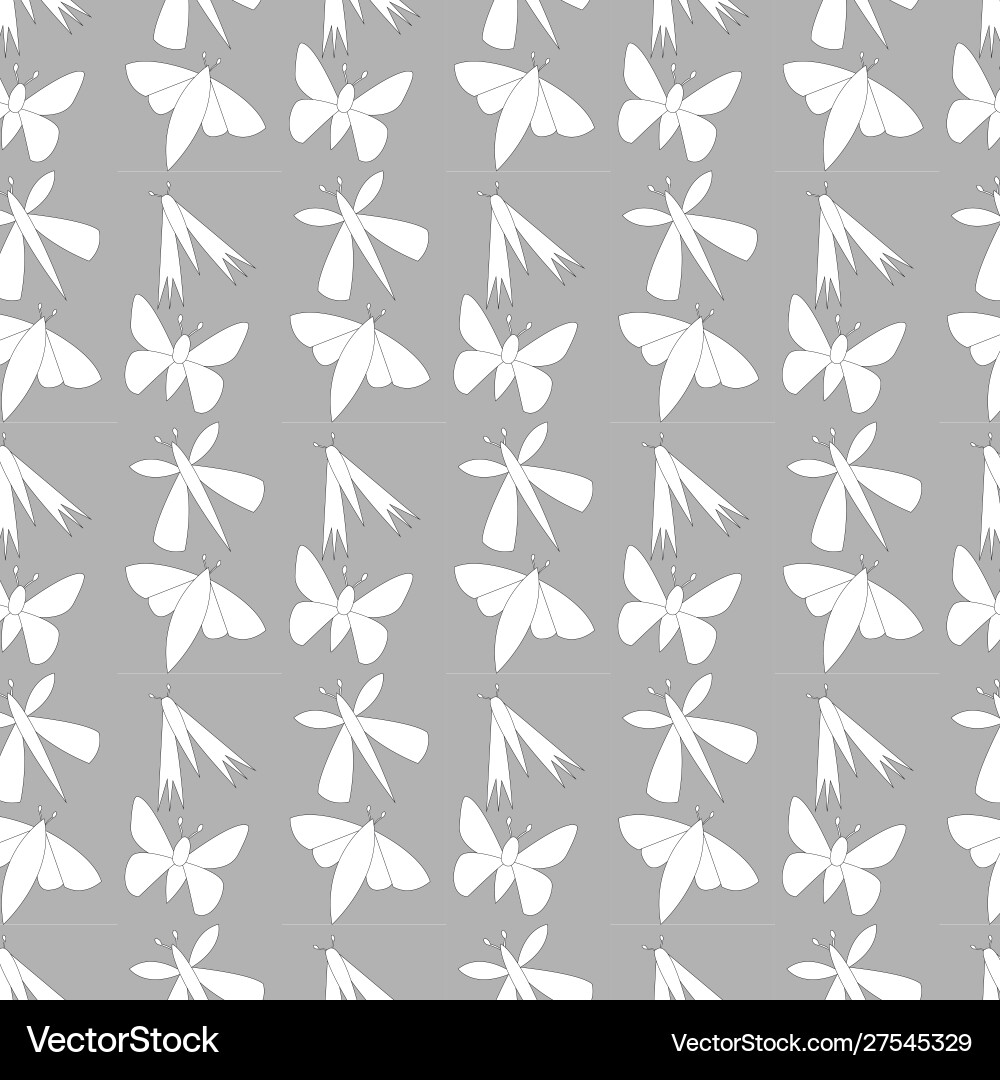 Colorful butterfly pattern for background notebook Colorful butterfly pattern for background notebook Vector Image