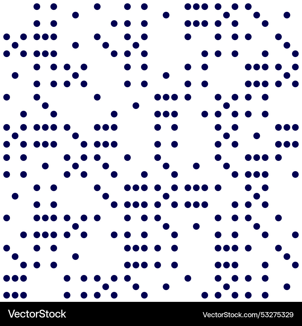 Domino game dots pattern vector image