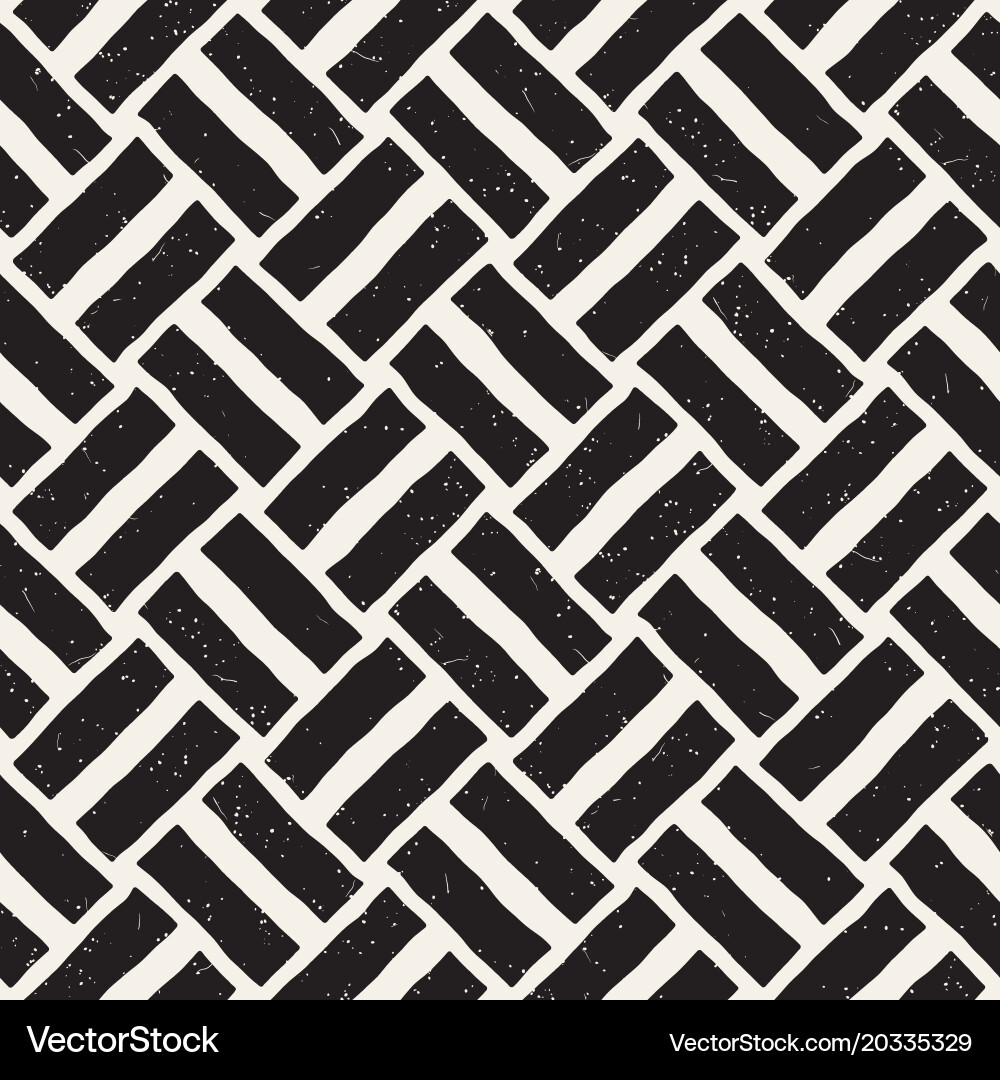 Hand drawn seamless repeating pattern with lines Vector Image