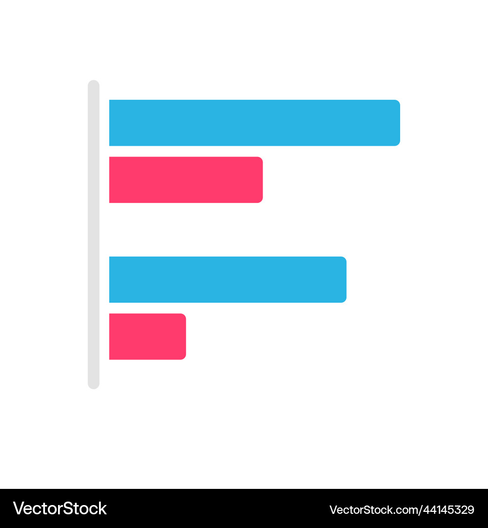 Line graph comparing business performance company Line graph comparing business performance company Vector Image