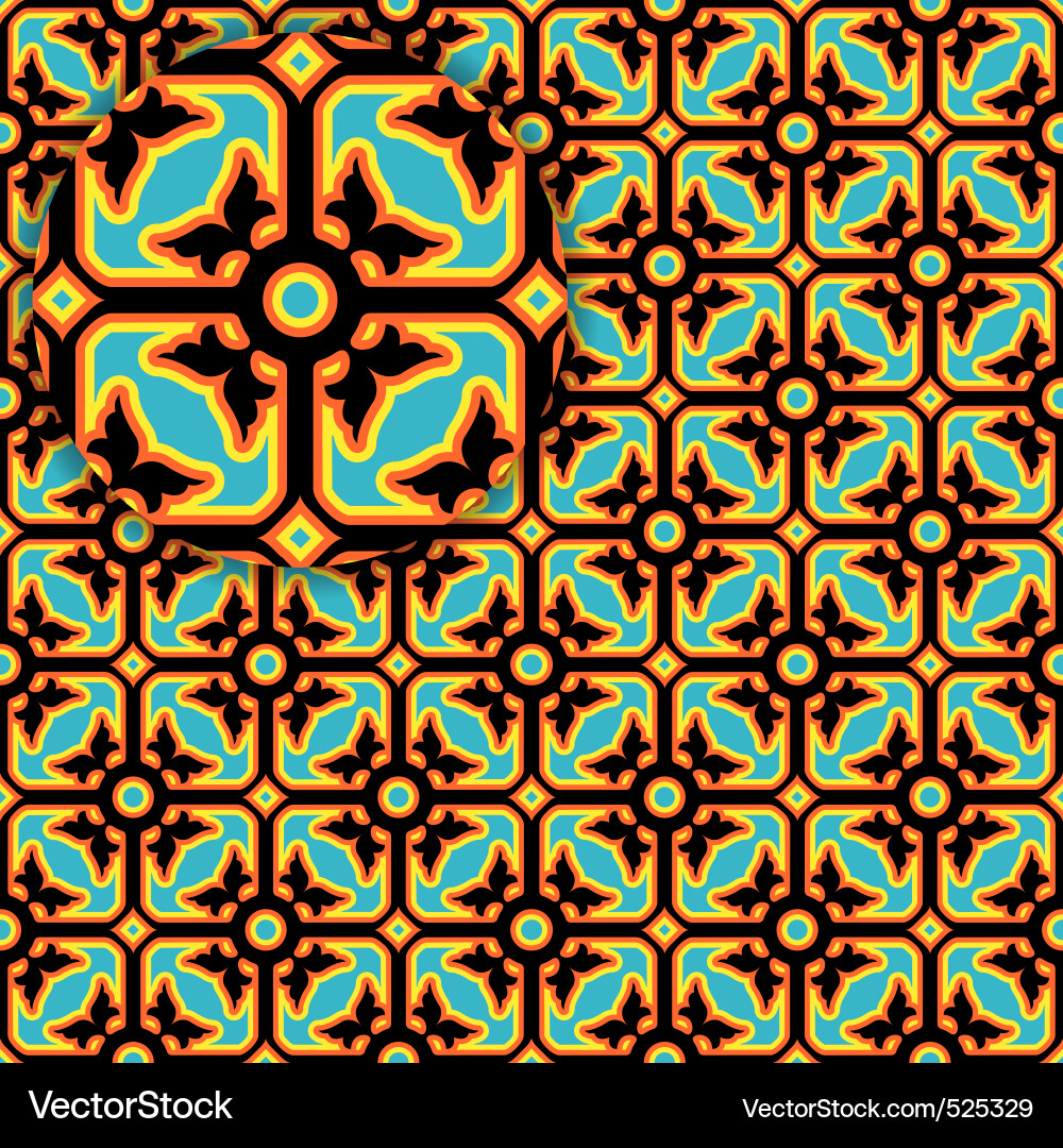 Seamless pattern vector image