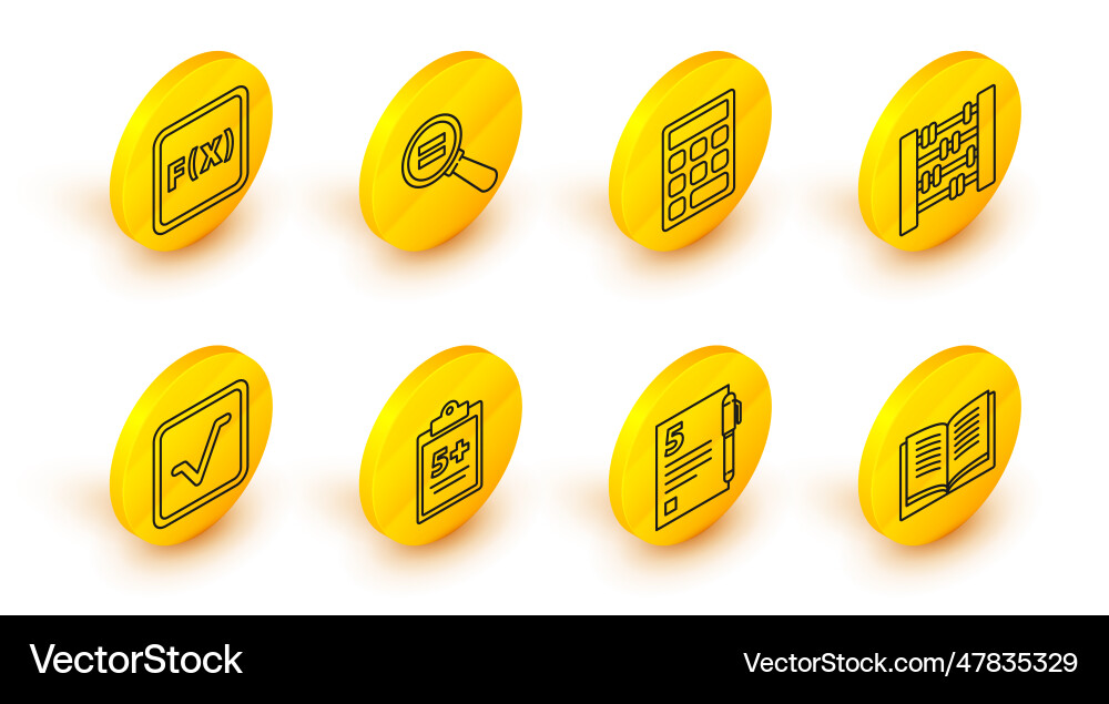 Set line equation solution open book mathematics Set line equation solution open book mathematics Vector Image