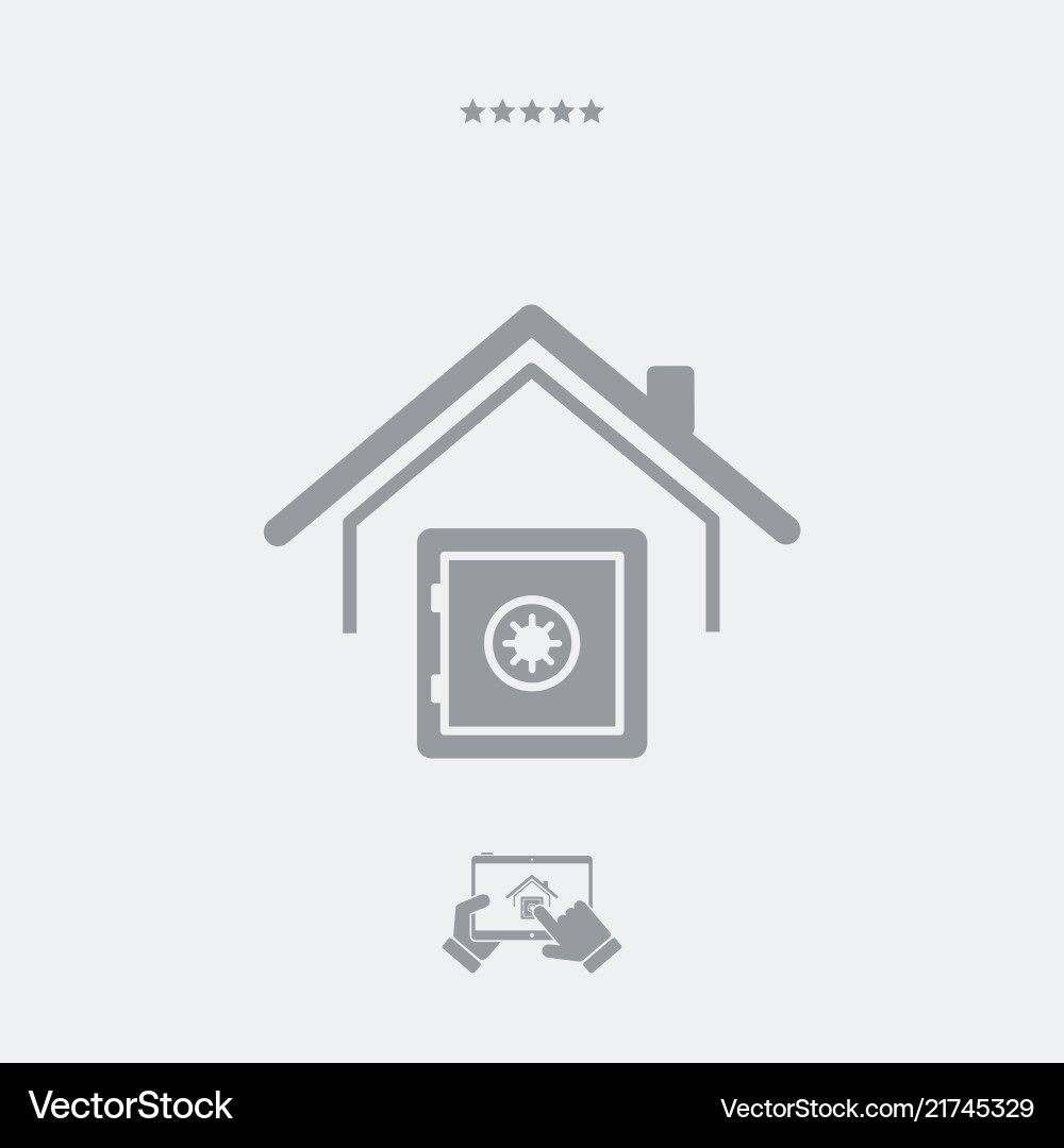 Strongbox service - web icon Strongbox service - web icon Vector Image