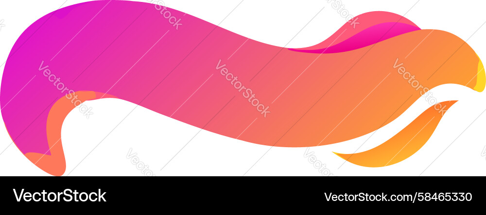 Abstract Fluid Color Gradient Shape Vector Image