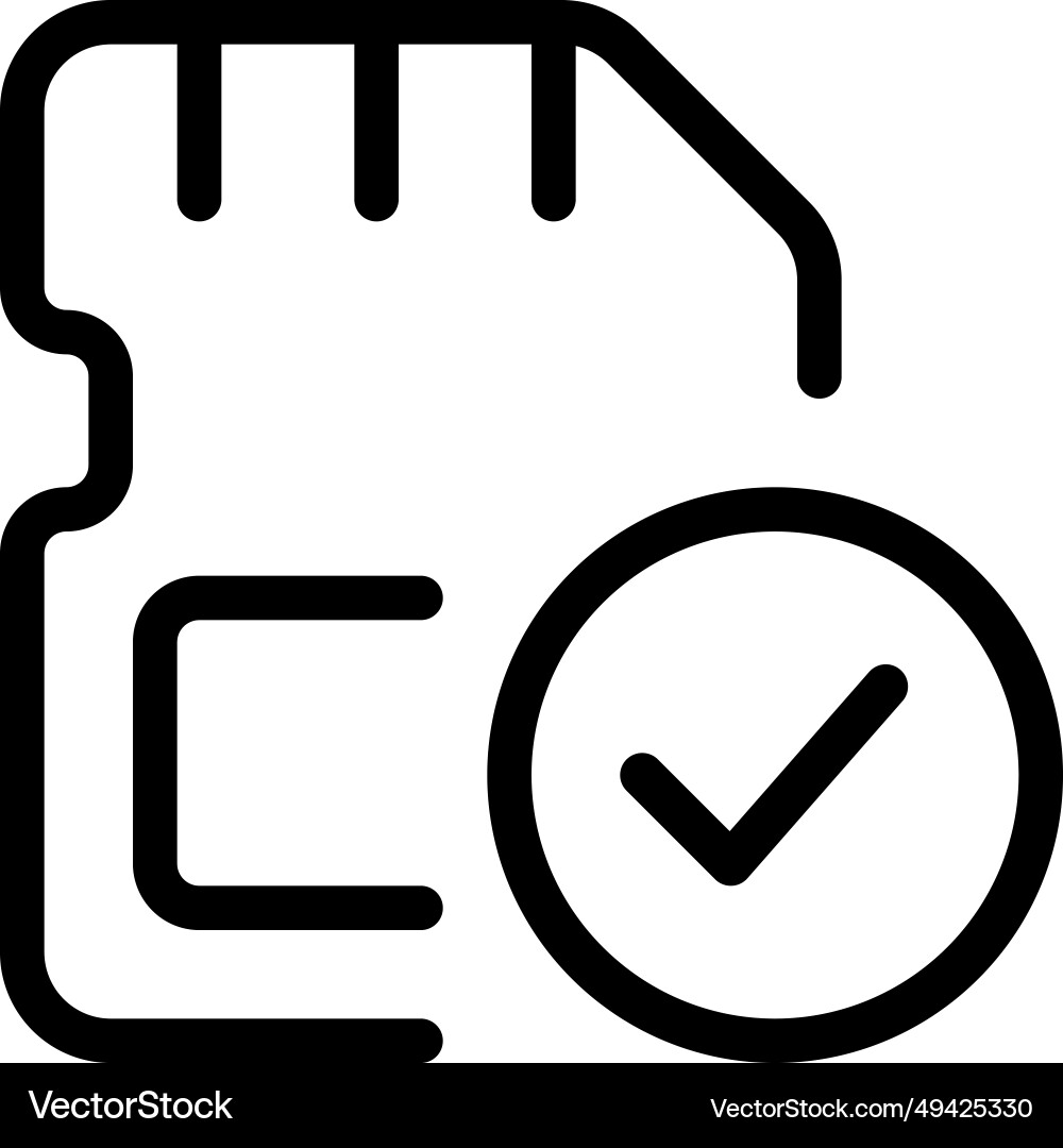 Storage card for data in portable devices Vector Image