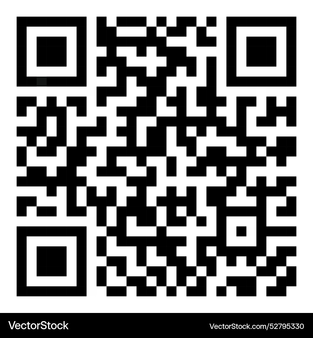 Symbolic qr code Royalty Free Vector Image - VectorStock