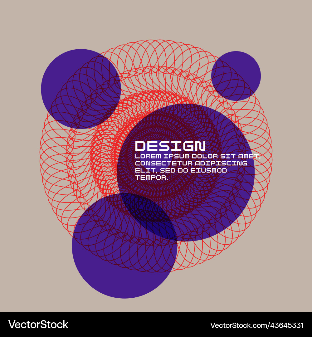 Abstract background with dynamic waves vector image
