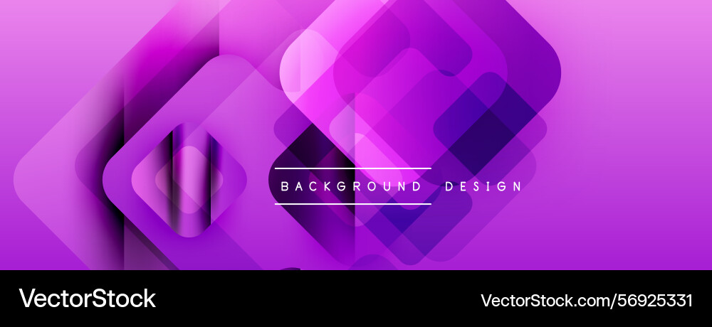 Abstract purple squares overlap creating dynamic Abstract purple squares overlap creating dynamic vector image