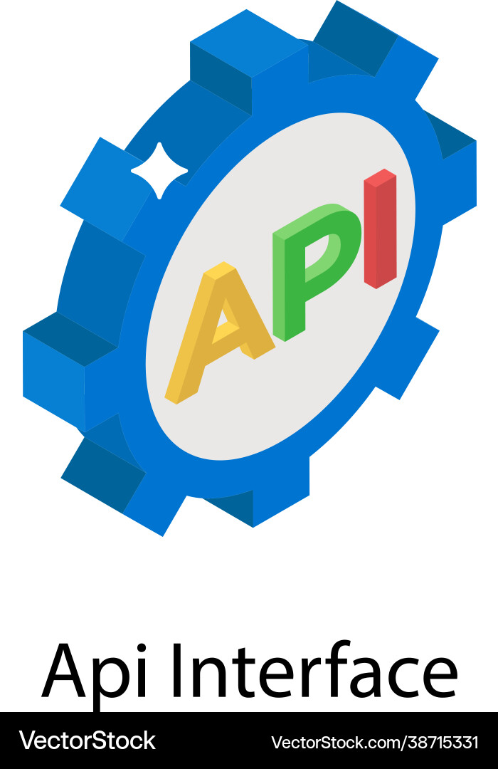 Api interface Vector Image