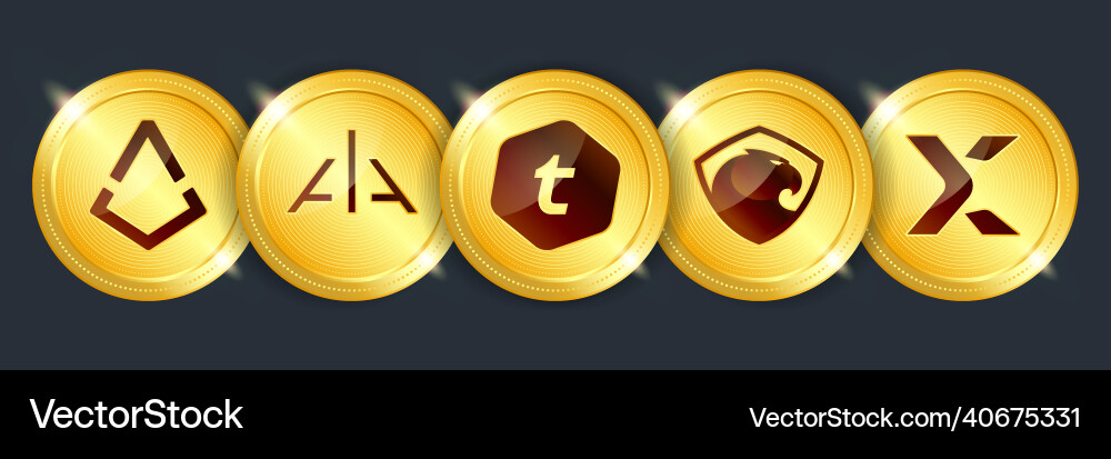 Crypto currency digital payment system blockchain Crypto currency digital payment system blockchain Vector Image